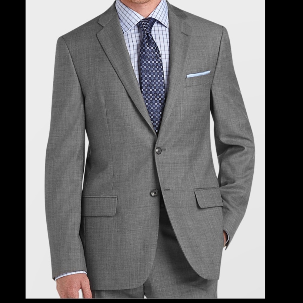 Joseph Abboud Sharkskin Suit Coat - Picture 1 of 3